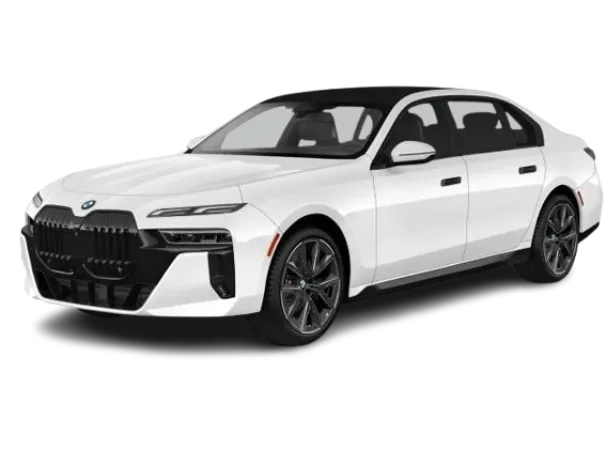 BMW 7 біла, антихром